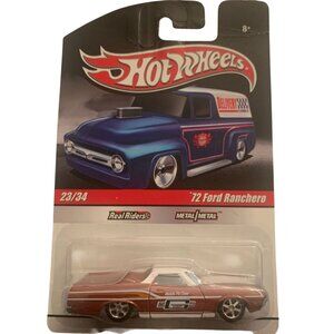 Hot Wheels Slick Rides 72 Ford Ranchero Die-Cast Car Metal/Metal Real Riders